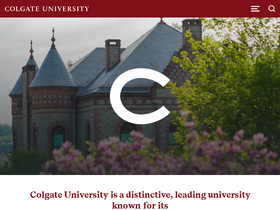 'colgate.edu' screenshot