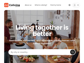 'coliving.com' screenshot