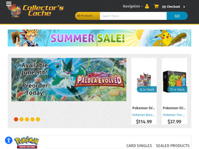 'collectorscache.com' screenshot