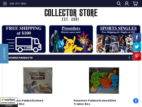 'collectorstore.com' screenshot