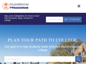 'collegedata.com' screenshot
