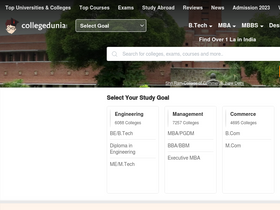 'collegedunia.com' screenshot