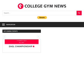 'collegegymnews.com' screenshot