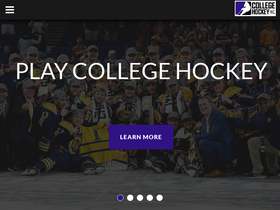 'collegehockeyinc.com' screenshot