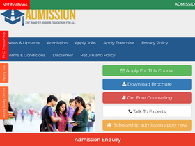 'collegeindia.in' screenshot