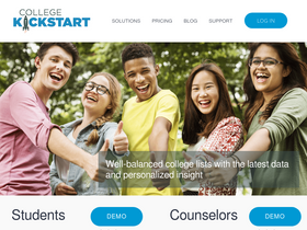 'collegekickstart.com' screenshot