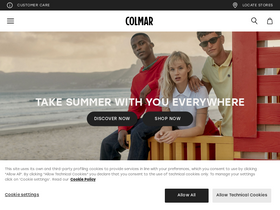 'colmar.com' screenshot