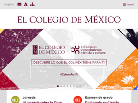 'colmex.mx' screenshot