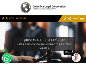 'colombialegalcorp.com' screenshot