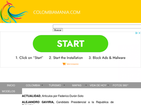 'colombiamania.com' screenshot