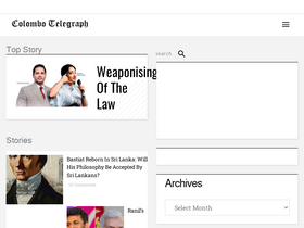 'colombotelegraph.com' screenshot