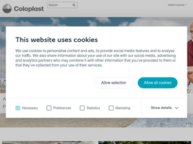 'coloplast.com' screenshot