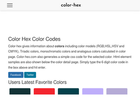 'color-hex.com' screenshot