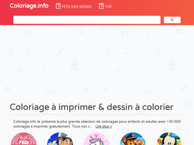 'coloriage.info' screenshot