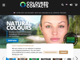 'colouredcontacts.com' screenshot
