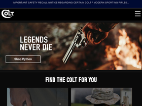 'colt.com' screenshot