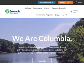 'columbiaassociation.org' screenshot
