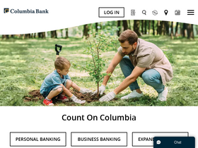 'columbiabankonline.com' screenshot
