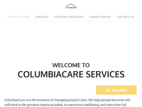 'columbiacare.org' screenshot