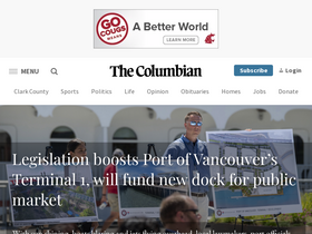 'columbian.com' screenshot