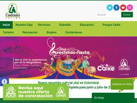 'comfenalco.com.co' screenshot