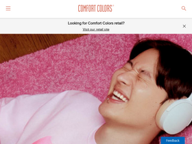 'comfortcolors.com' screenshot