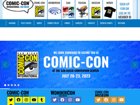 'comic-con.org' screenshot