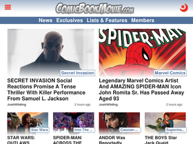 'comicbookmovie.com' screenshot