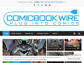 'comicbookwire.com' screenshot