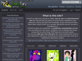 'comicfury.com' screenshot