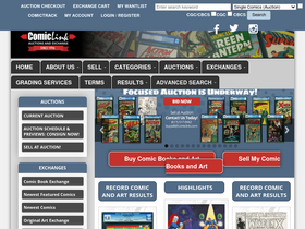 'comiclink.com' screenshot