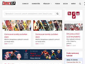 'comicsdb.cz' screenshot