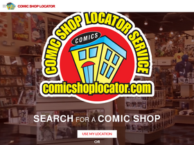 'comicshoplocator.com' screenshot