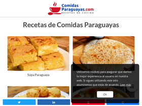 'comidasparaguayas.com' screenshot