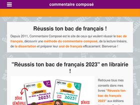 'commentairecompose.fr' screenshot