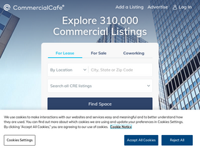 'commercialcafe.com' screenshot