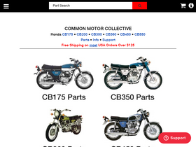 'common-motor.com' screenshot