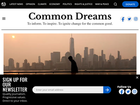 'commondreams.org' screenshot