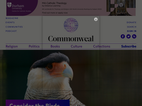 'commonwealmagazine.org' screenshot