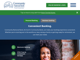 'communitynationalbank.com' screenshot