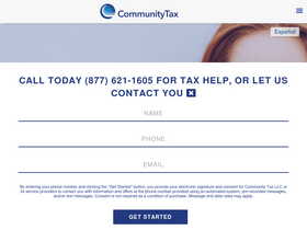 'communitytax.com' screenshot
