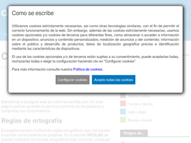 'como-se-escribe.com' screenshot