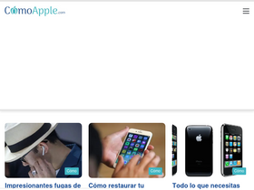 'comoapple.com' screenshot