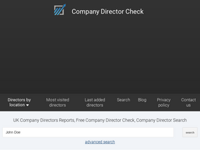 'companydirectorcheck.com' screenshot