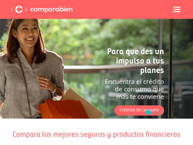 'comparabien.com.co' screenshot