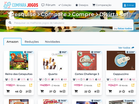 'comparajogos.com.br' screenshot