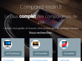 'comparez-malin.fr' screenshot