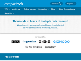 'comparitech.com' screenshot