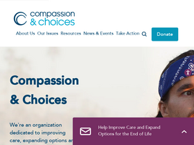 'compassionandchoices.org' screenshot
