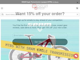 'competitivecyclist.com' screenshot